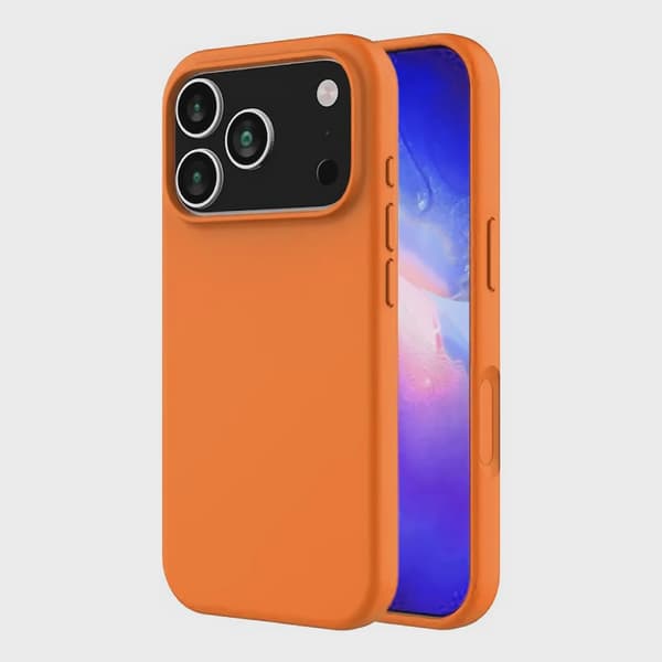 Rvelon Silicone Case MagSafe for iPhone 17 Pro Max - Orange