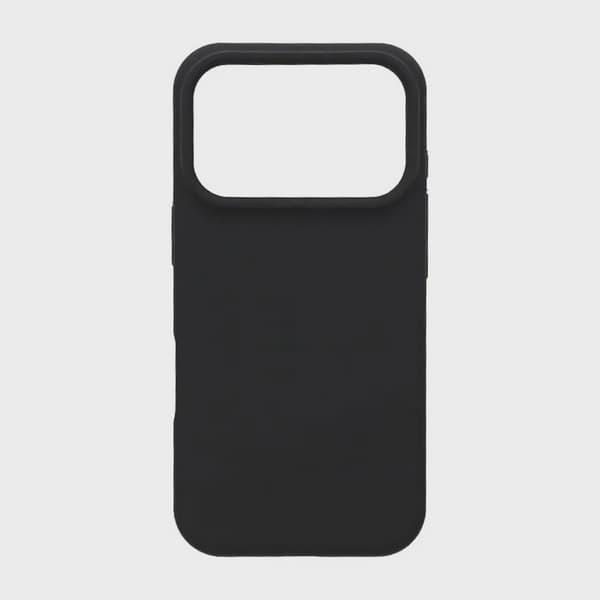 Soft Silicone Case for iPhone 17 Pro Max - Black