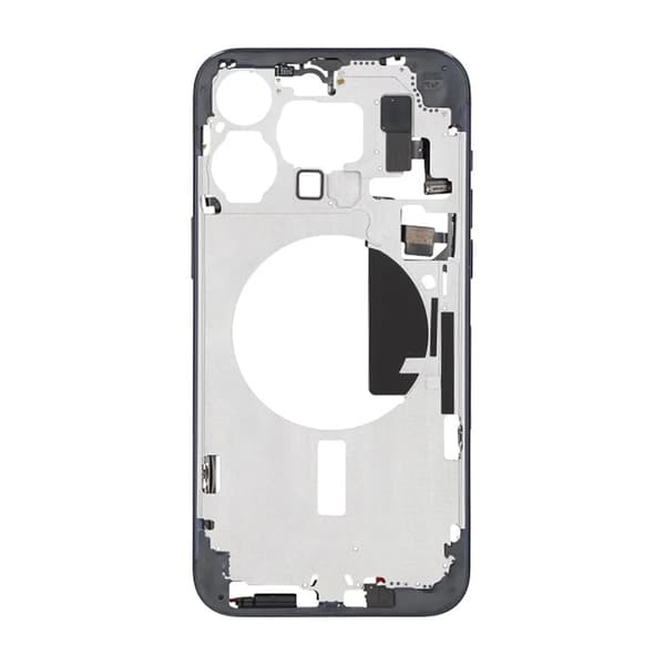 iPhone 15 Pro Max Mittenram med smådelar OEM - Titanblå