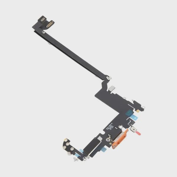 Laddkontakt med Flexkabel för iPhone 17 Pro Max - Orange