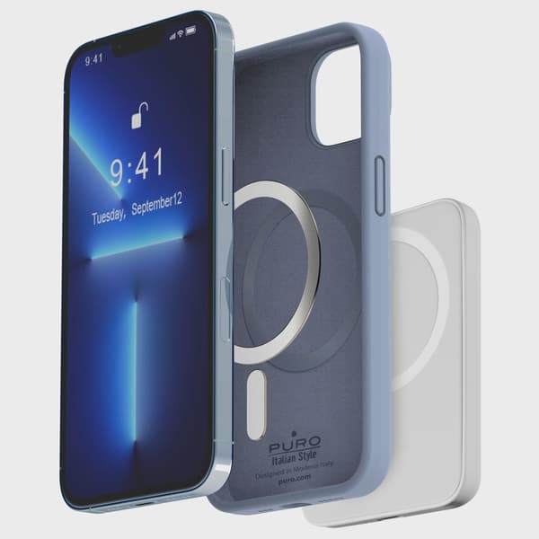 iPhone 13/14 Icon Mag, Light Blue