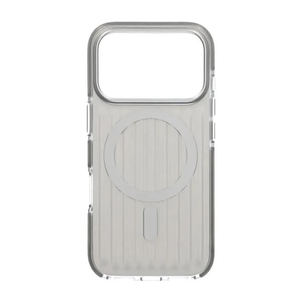 Mobilskal Korrugerad Magsafe för iPhone 17 Pro - Silver