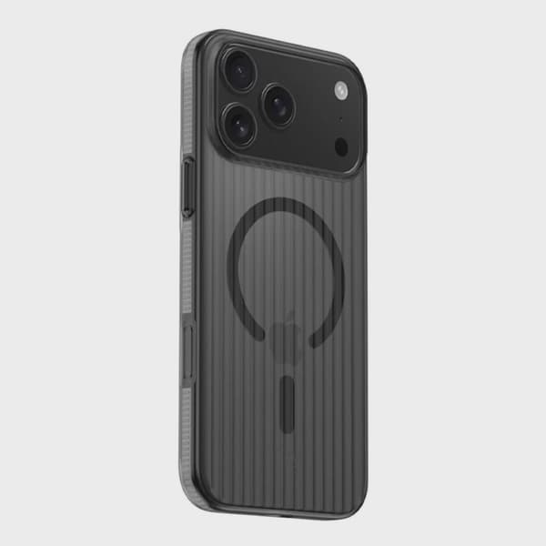 Corrugated Magsafe Case for iPhone 17 Pro - Grey