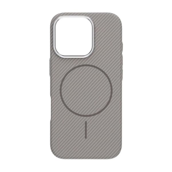 iPhone 16 Pro Mobilskal Carbonmönstrad - Grå