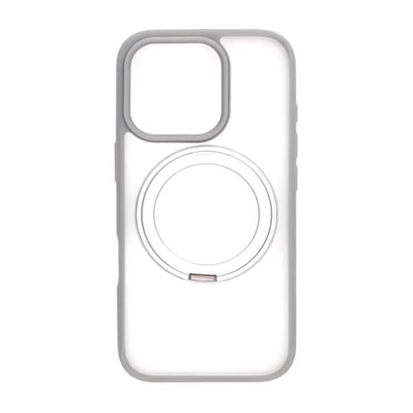 iPhone 16 Pro Max Mobilskal med Magsafe Stativ - Grå