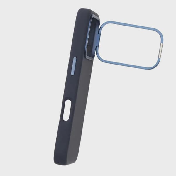 Mobilskal Silikon Magsafe och Statv iPhone 17 Pro - Blå