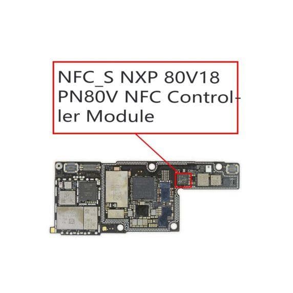 80V18 NFC Kontroll Chip iPhone 8/8 Plus/X
