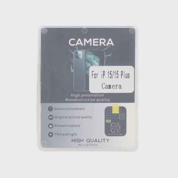 Camera Protector Tempered Glass for iPhone 15/15 Plus