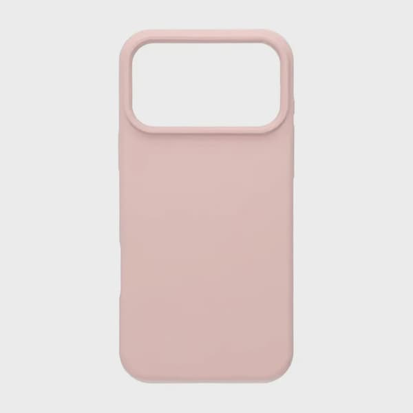 Soft Silicone Case for iPhone 17 Pro Max - Sand Pink