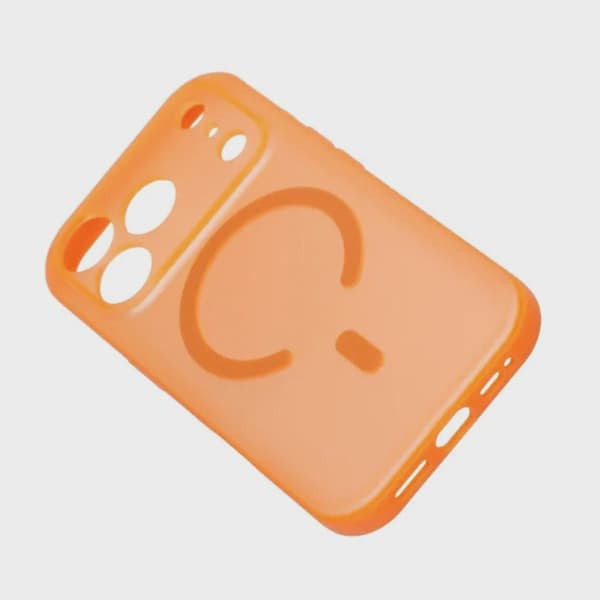 Precise Hole Shield MagSafe-skal iPhone 17 Pro Max - Orange
