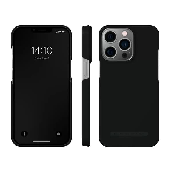 iDeal Seamless Case iPhone 14 Pro – Kolsvart
