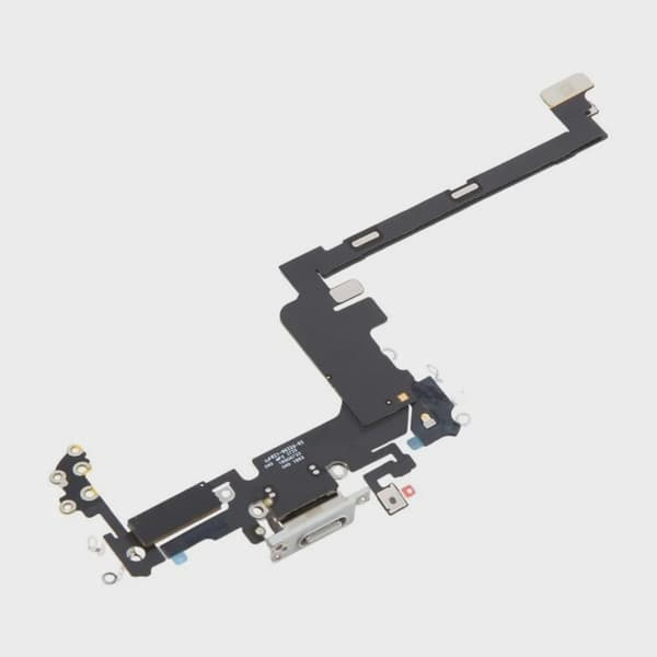 Laddkontakt med Flexkabel för iPhone 17 Pro - Silver