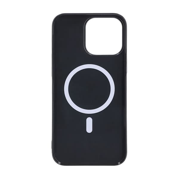iPhone 16 Pro Max Case MagSafe, Glossy Solid Color - Black