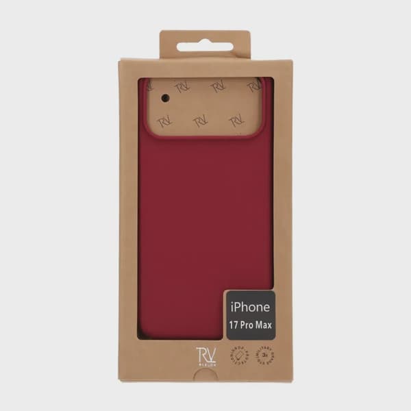 Rvelon Silicone Case MagSafe for iPhone 17 Pro Max - Red