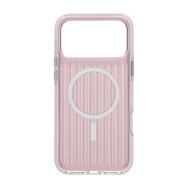 Mobilskal Korrugerad Magsafe för iPhone 17 Pro Max - Rosa