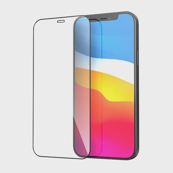 Screen Protector Tempered Glass iPhone 12 Pro Max - Black (eco-friendly)