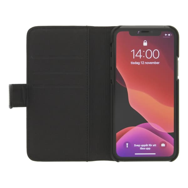 Wallet Case 2-in-1, iPhone 12 Pro Max, Magnetic Shell, Black