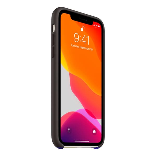 APPLE SILICONE CASE FOR IPHONE 11 - BLACK