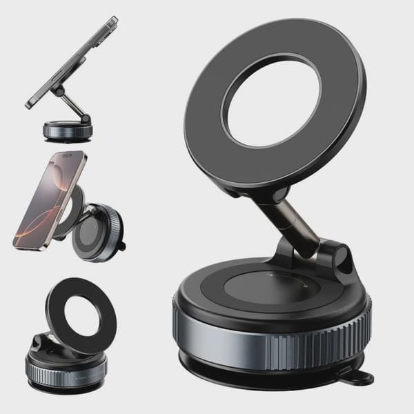 Rvelon Foldable MagSafe Suction Cup Phone Holder