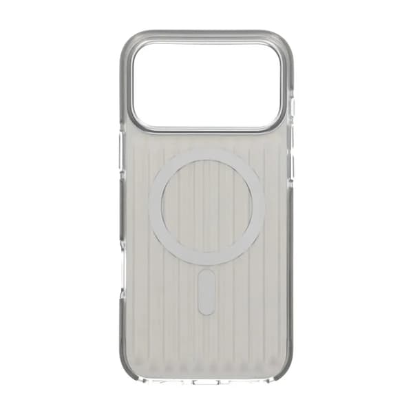 Mobilskal Korrugerad Magsafe för iPhone 17 Pro Max - Silver