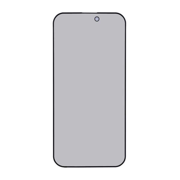 Screen Protector iPhone 16 Pro/17 Privacy Tempered Glass - Black