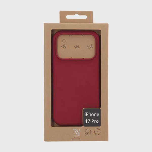 Rvelon Silicone Case MagSafe for iPhone 17 Pro - Red