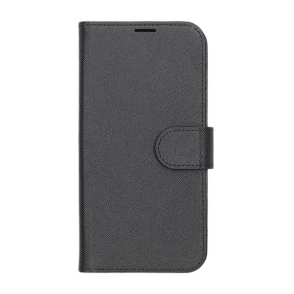 iPhone 16 Pro Max Wallet Case with Stand - Black