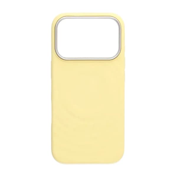 Mobilskal Silikon med Magsafe för iPhone 17 Pro - Gul