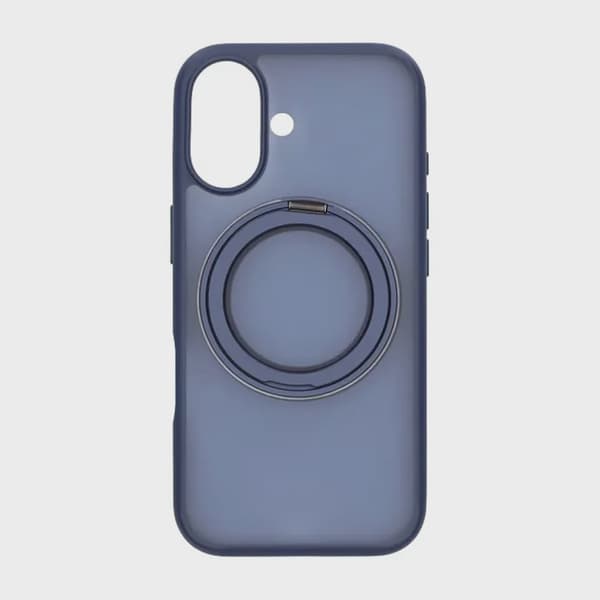 Mobilskal Roterande Magnet Stativ för iPhone 17 - Blå