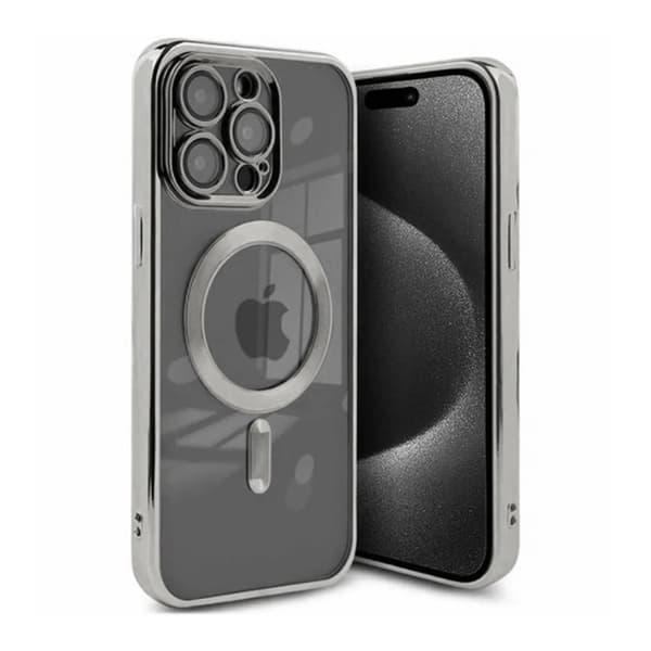 iPhone 15 Pro Magsafe skal - Silver