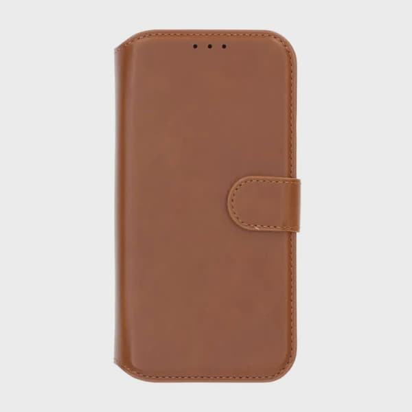 Detachable Wallet Case Magnet for iPhone 17 Pro Max - Brown