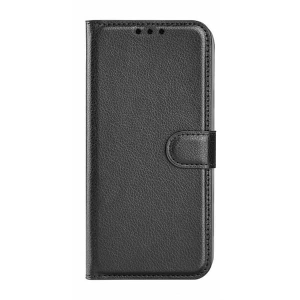 iPhone 15 Pro Max Wallet Case with Stand - Black