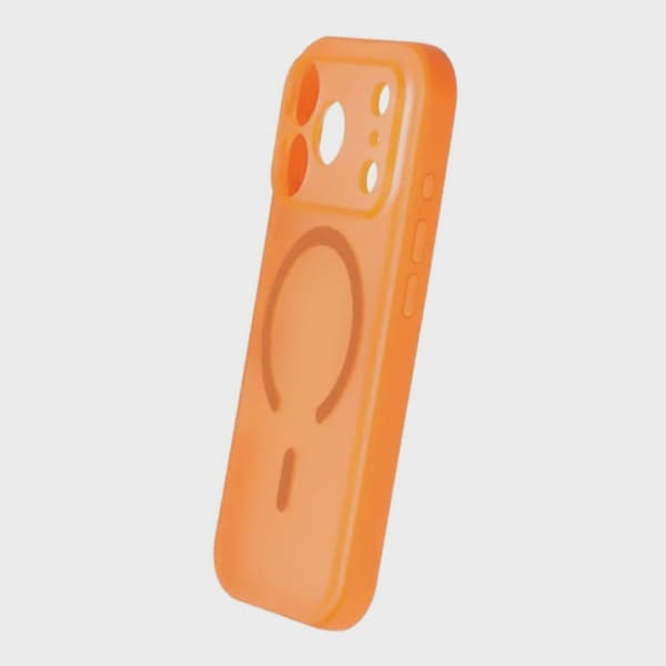 Precise Hole Shield MagSafe-skal iPhone 17 Pro Max - Orange