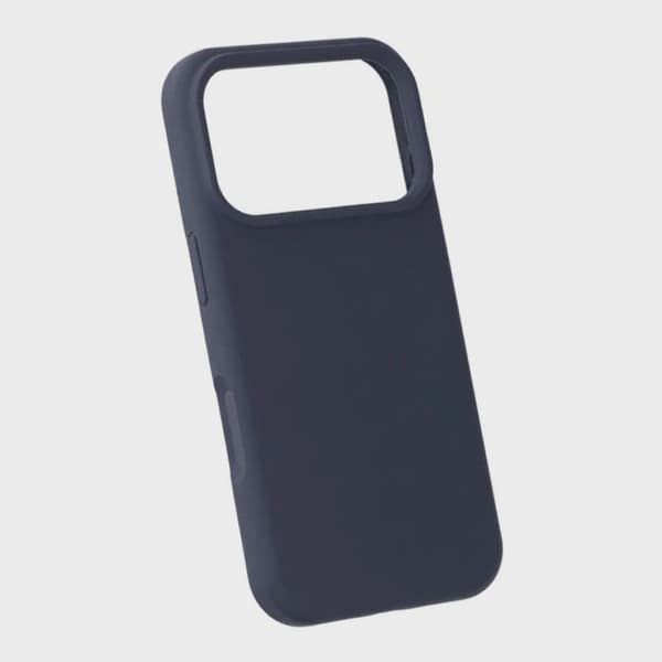 Soft Silicone Case for iPhone 17 Pro - Dark Blue