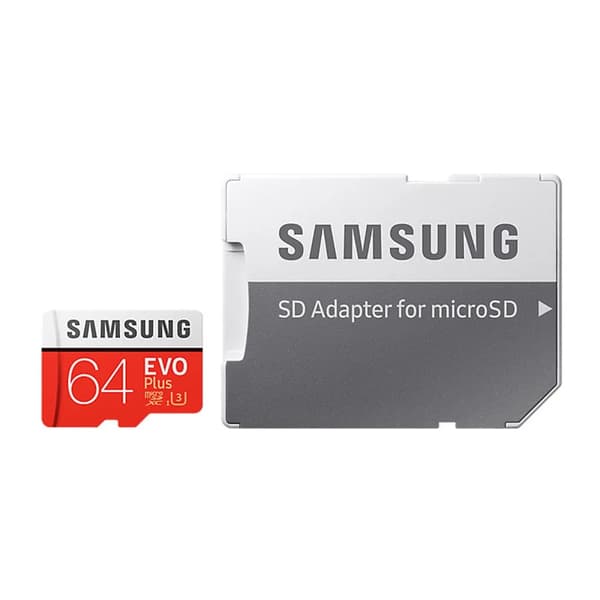 Samsung EVO Plus 64GB microSD Card + SD Adapter