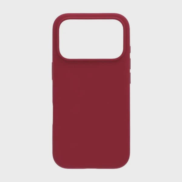 Rvelon Silicone Case MagSafe for iPhone 17 Pro - Red
