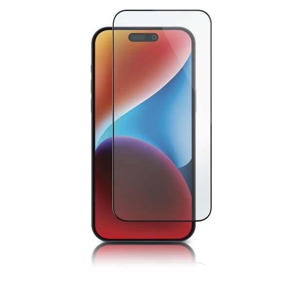 PANZER Full-fit Silicate Screen Protector for iPhone 15 Pro Max