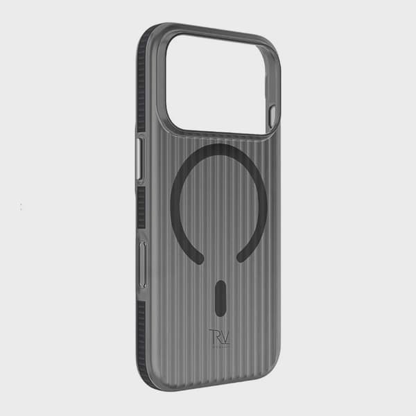 Corrugated Magsafe Case for iPhone 17 Pro Max - Black