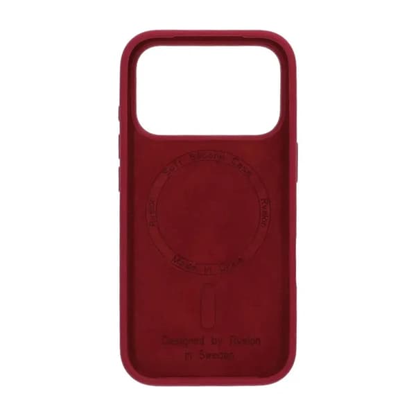 iPhone 17 Pro Max Case - Silicone With Magsafe Rvelon Red