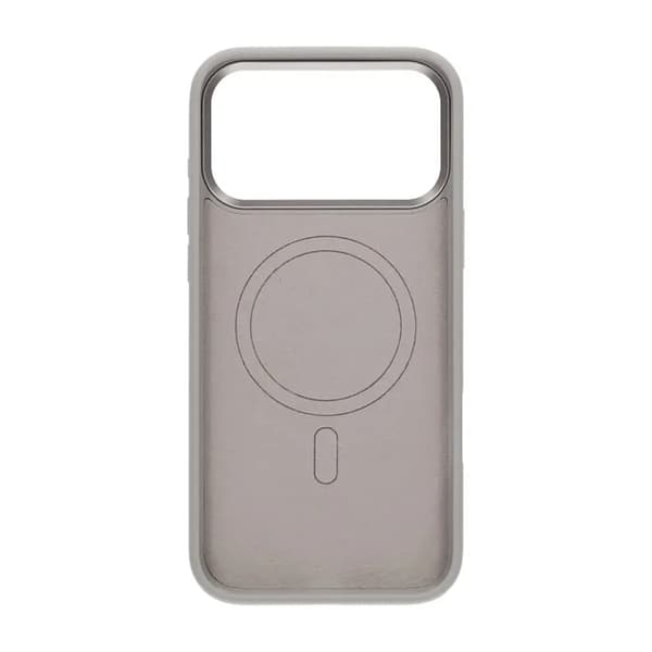 Mobilskal Silikon med Magsafe för iPhone 17 Pro Max - Ljusgrå