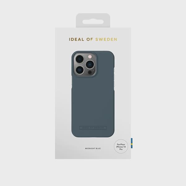iDeal iPhone 14 Pro Seamless Skal – Midnight Blue
