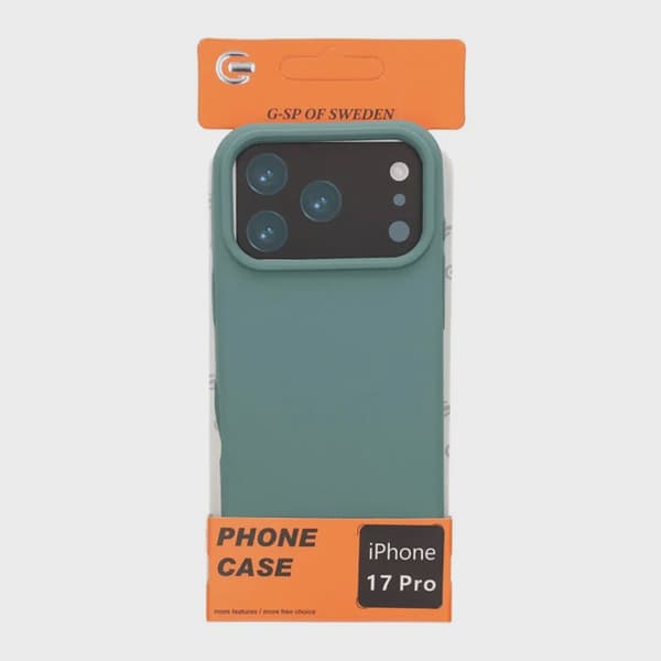 Soft Silicone Case for iPhone 17 Pro - Green