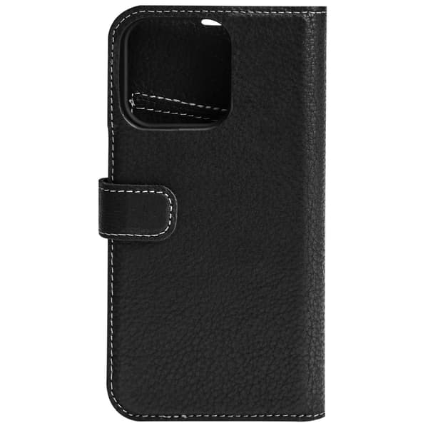 iPhone 12 mini leather wallet, detachable, Black