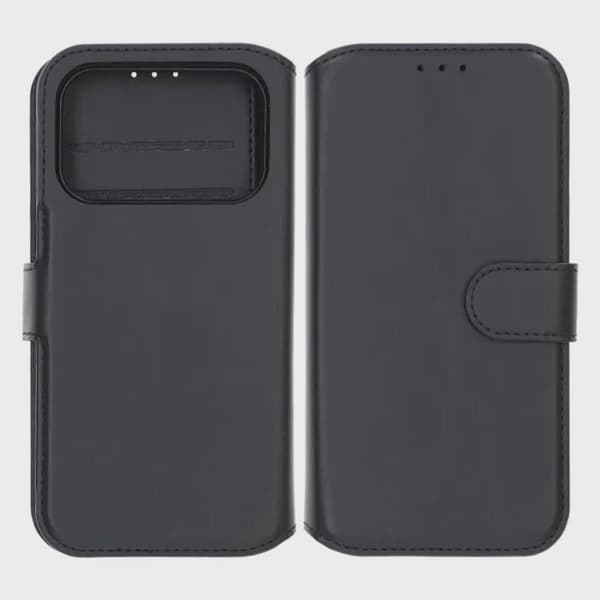 Removable Wallet Case Magnet for iPhone 17 Pro - Black