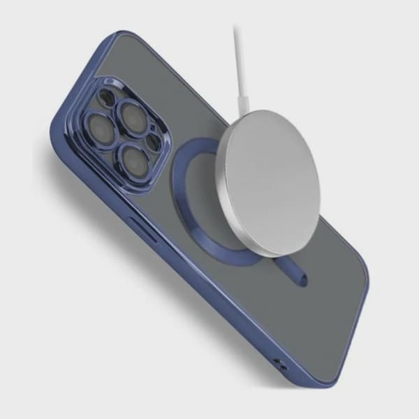 iPhone 15 Pro Magsafe skal - Mörkblå