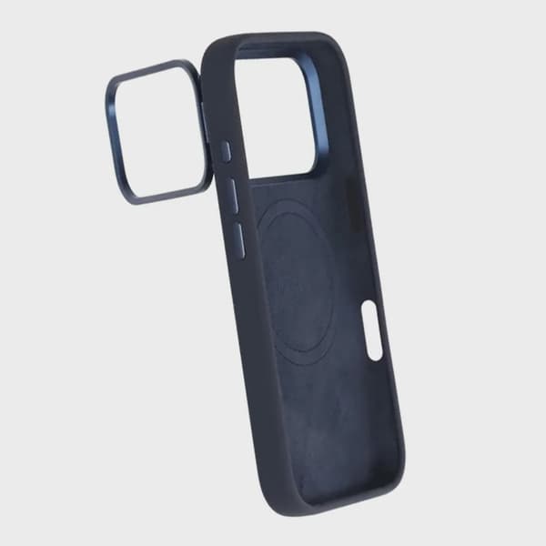 Mobilskal Silikon Magsafe och Statv iPhone 17 Pro - Blå