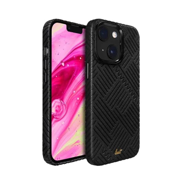 Laut Motif, iPhone 14 Plus, stripes, -Black
