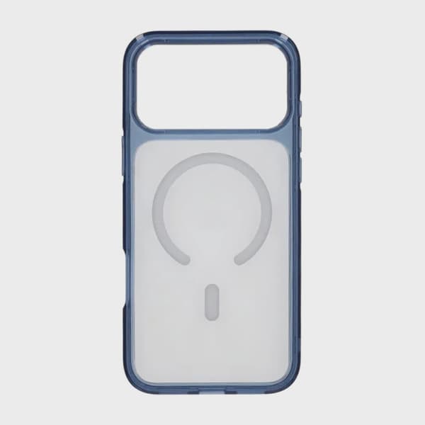Magsafe TPU Case for iPhone 17 Pro - Blue Transparent