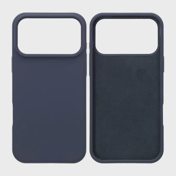 Soft Silicone Case for iPhone 17 Pro Max - Dark Blue
