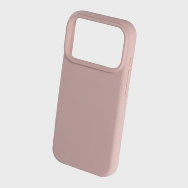 Soft Silicone Case for iPhone 17 Pro - Sand Pink